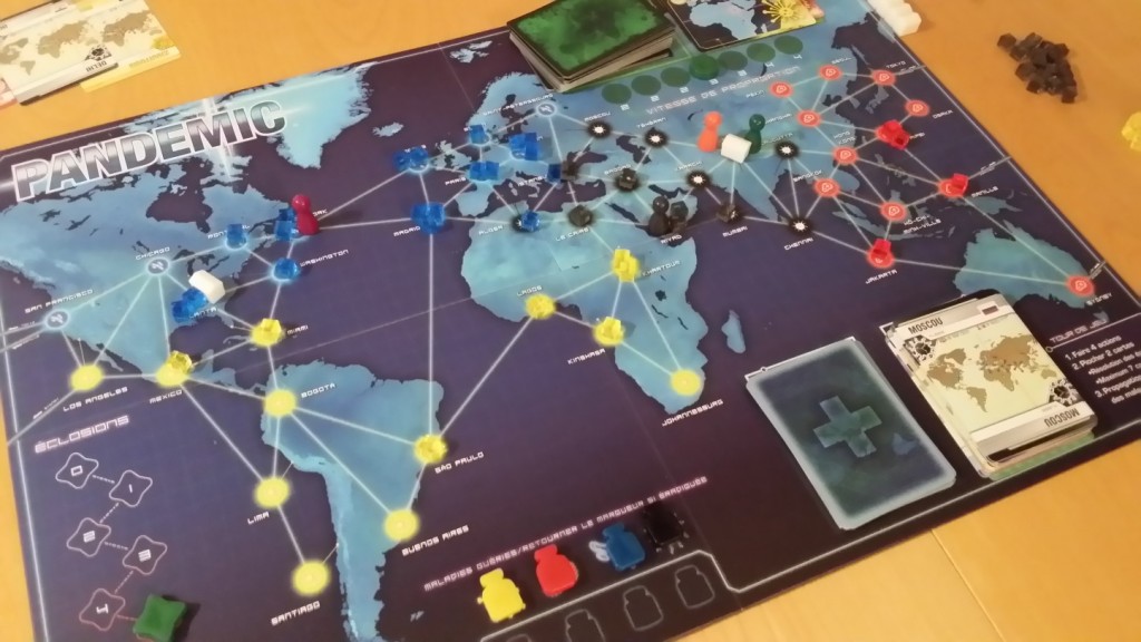 Plateau du jeu Pandemic