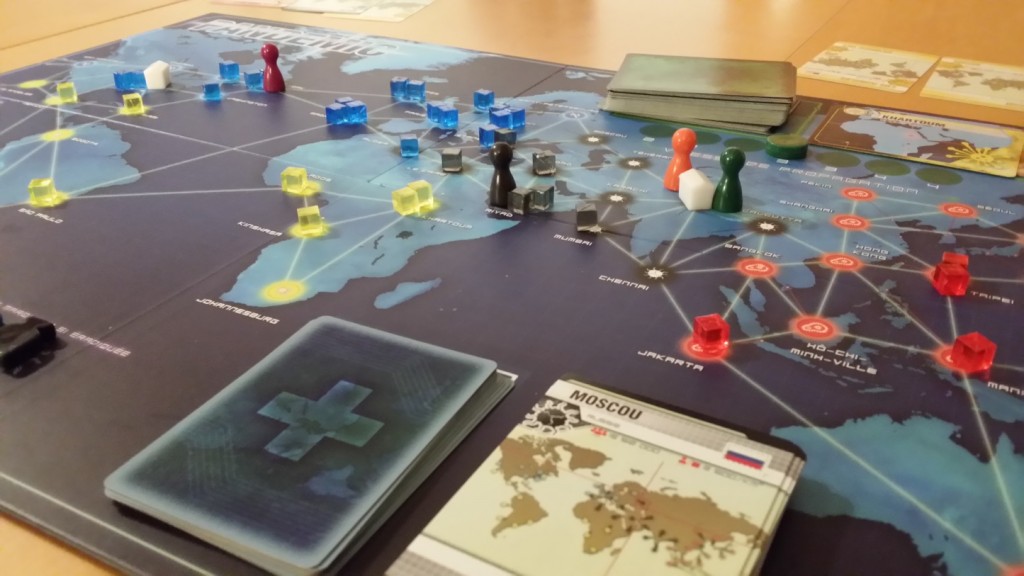 Plateau du jeu Pandemic